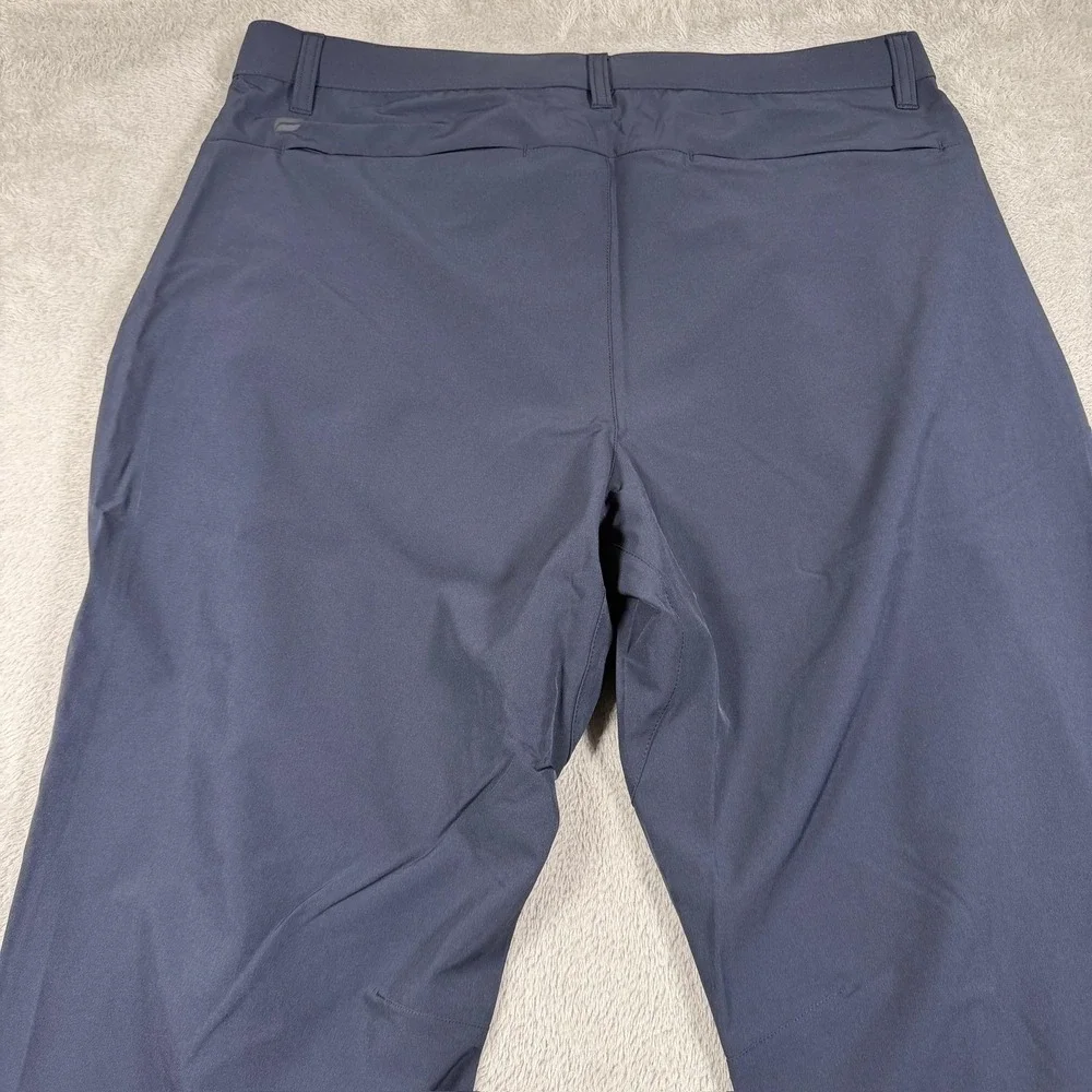 Fabletics The Only Pant Mens 35x32 Navy Blue Chino Stretch‎ Water Resistant NWT
